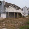 nice deck rebuild with Trex railing. I did the hardie Board siding also.