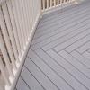 close up of herringbone/border